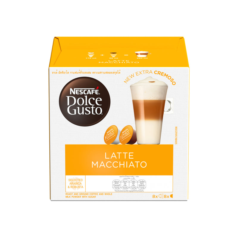 Nescafe Dolce Gusto Latte Macchiato Coffee Capsules 194.4g