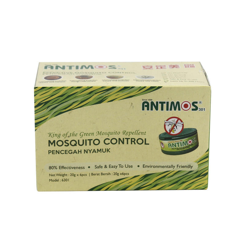 ANTI-MOS MOSQUITO REPELLENT 20GX6/S *1