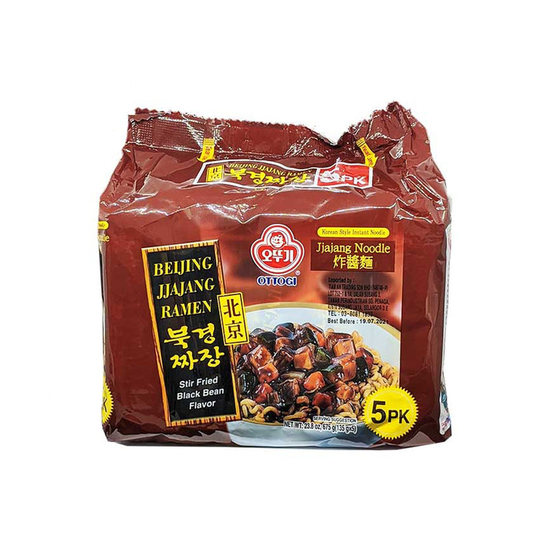 Ottogi Beijing Jj Ramyon Instant Noodle 135g x 5