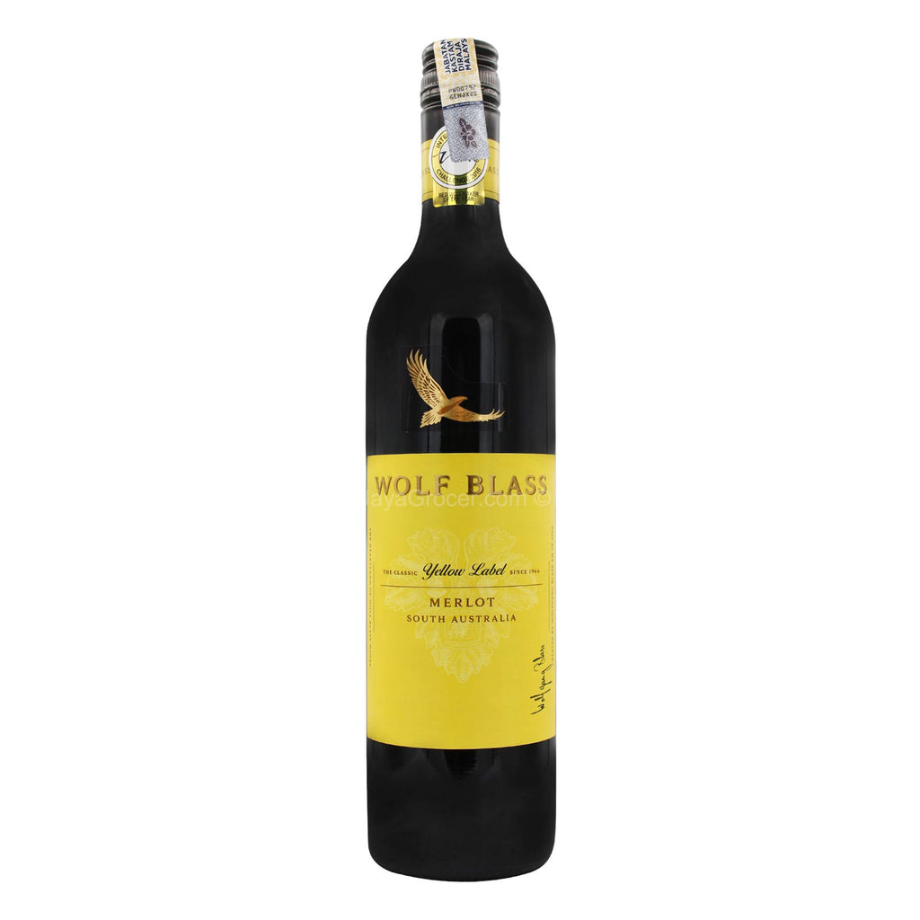 Wolf Blass Yellow Label Merlot Wine 750ml