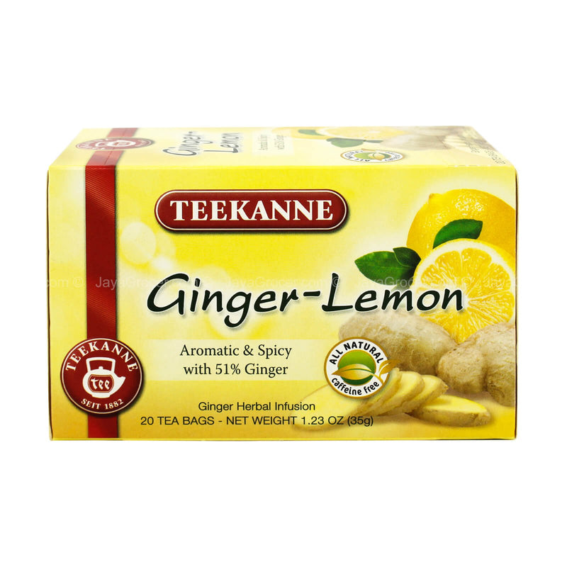 Teekanne Ginger-Lemon Herbal Infusion Tea 20pcs