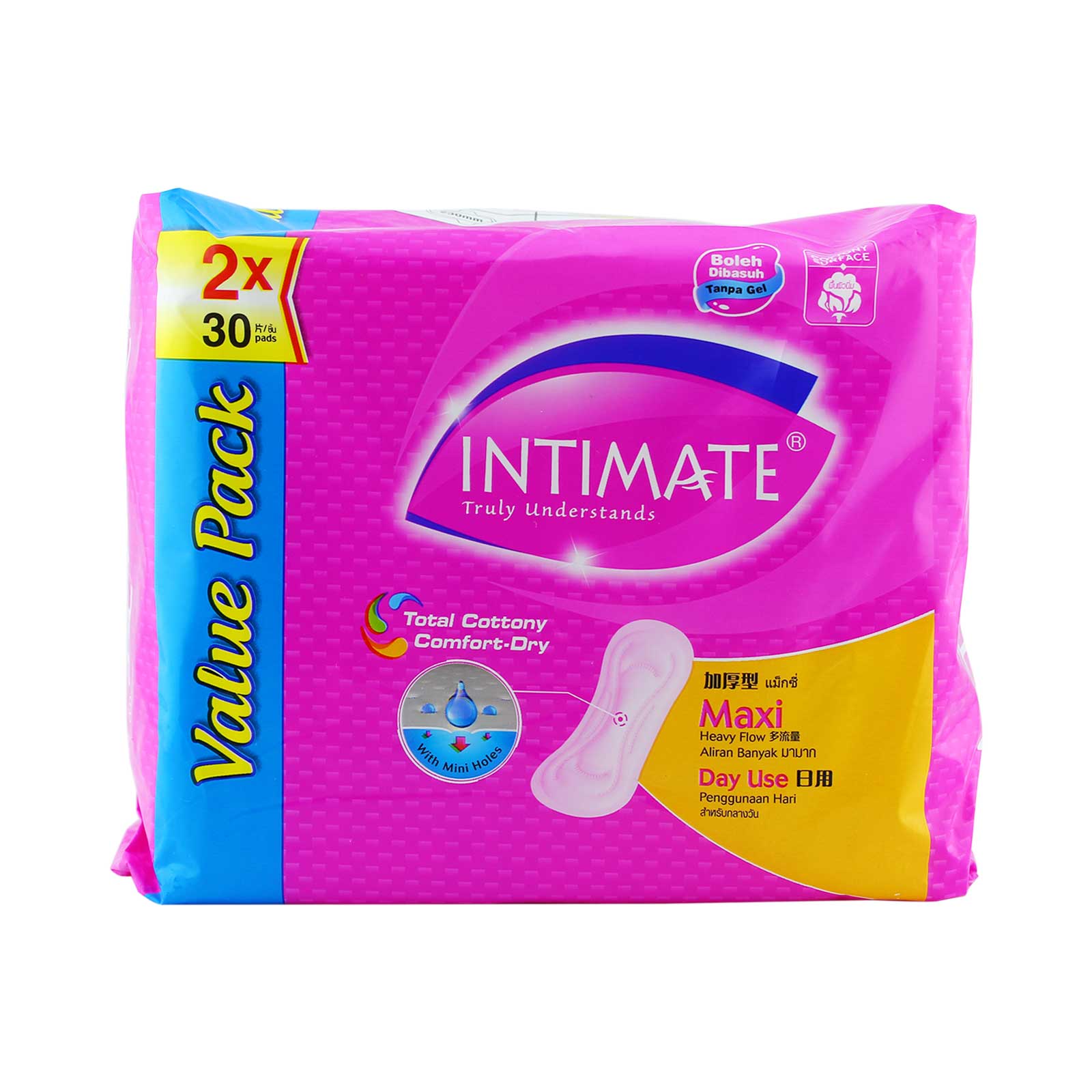 Intimate Day Use Maxi Non-Wing Pad 230mm x 60