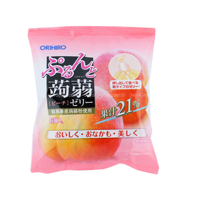 Orihiro Purunto Konnyaku Jelly Peach Flavour 20g x 6