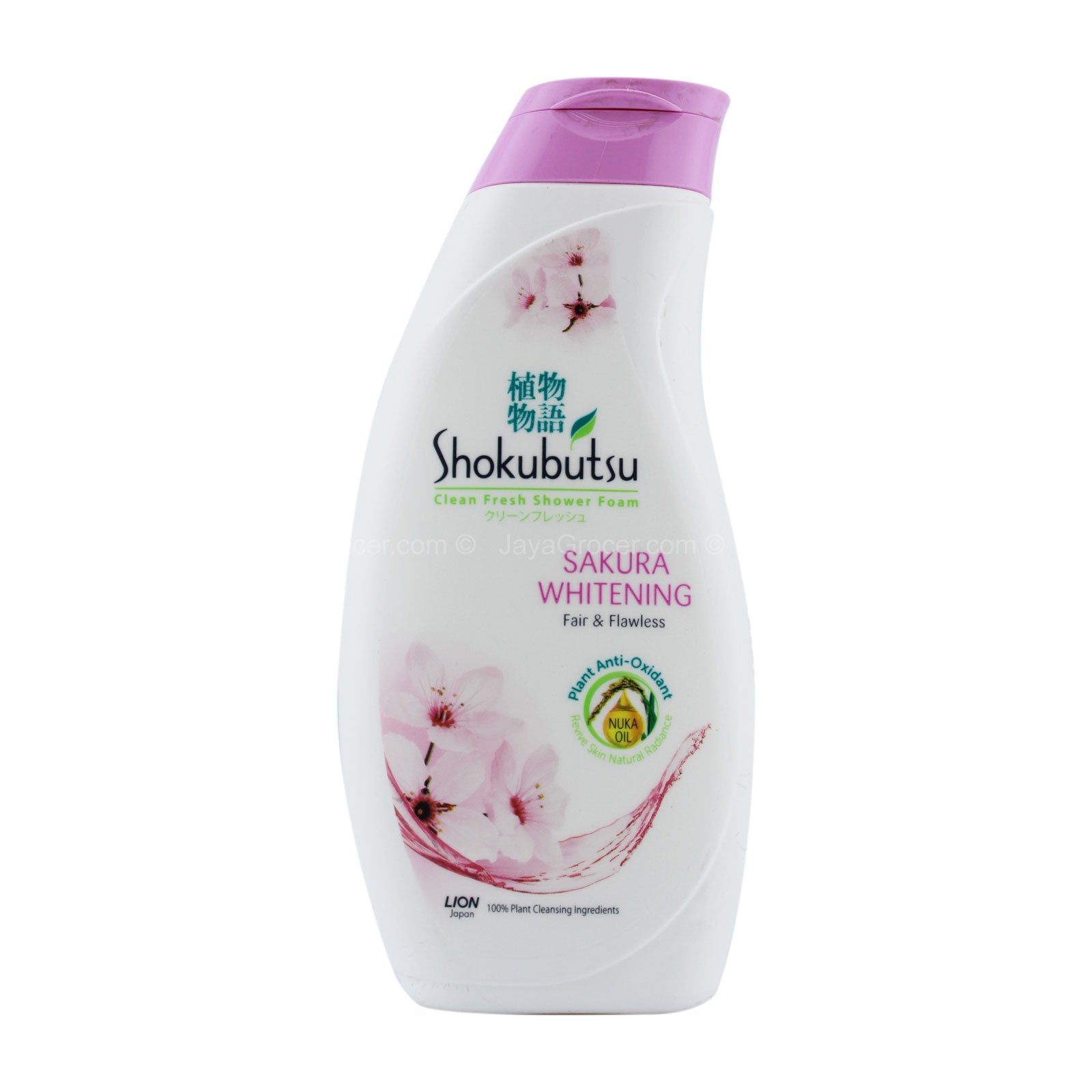 Shokubutsu Sakura Whitening Clean Fresh Shower Foam 220ml
