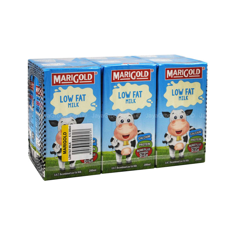 Marigold Low Fat UHT Milk 200ml x 6