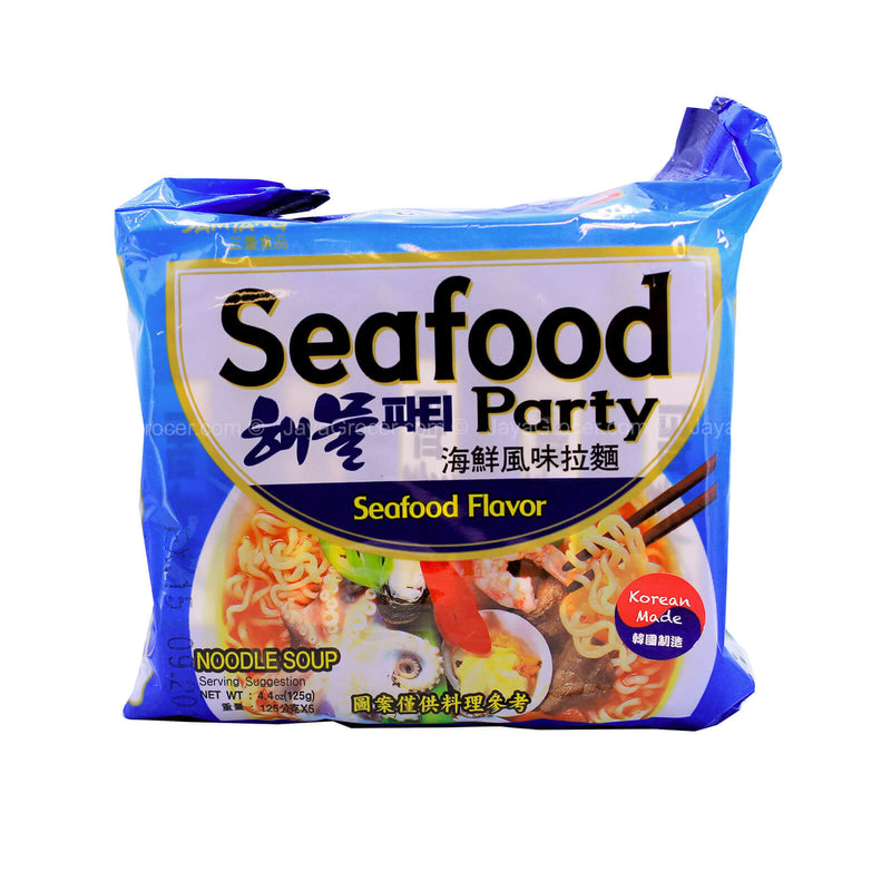 Samyang Seafood Party Seafood Flavour Noodle Soup 120g x 5