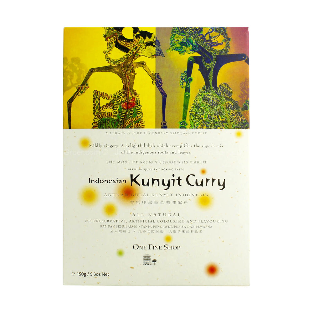 One Fine Shop Indonesian Kunyit Curry Paste 150g