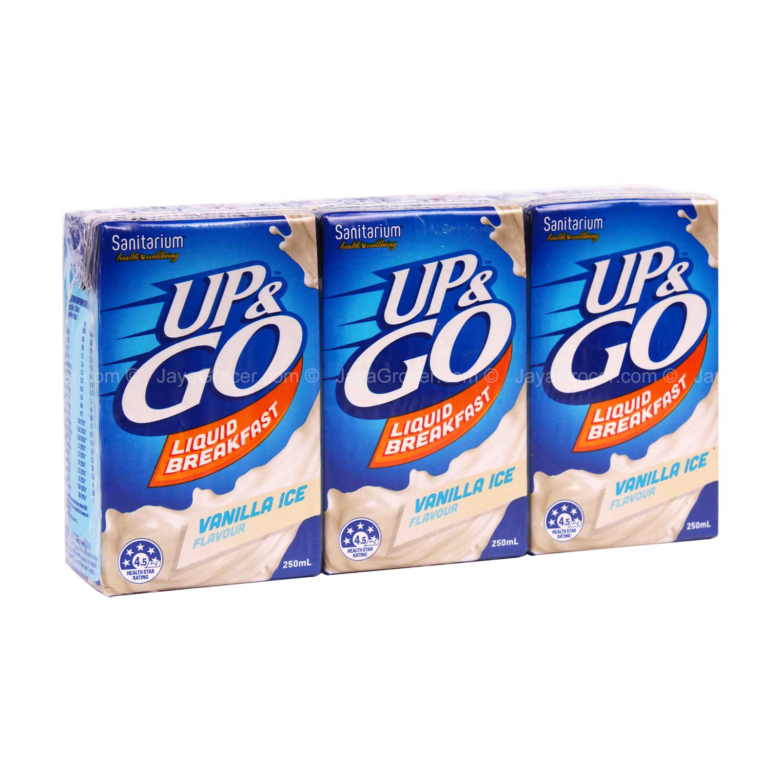 Sanitarium Up and Go Liquid Breakfast Vanilla Ice Flavor 250ml x 3