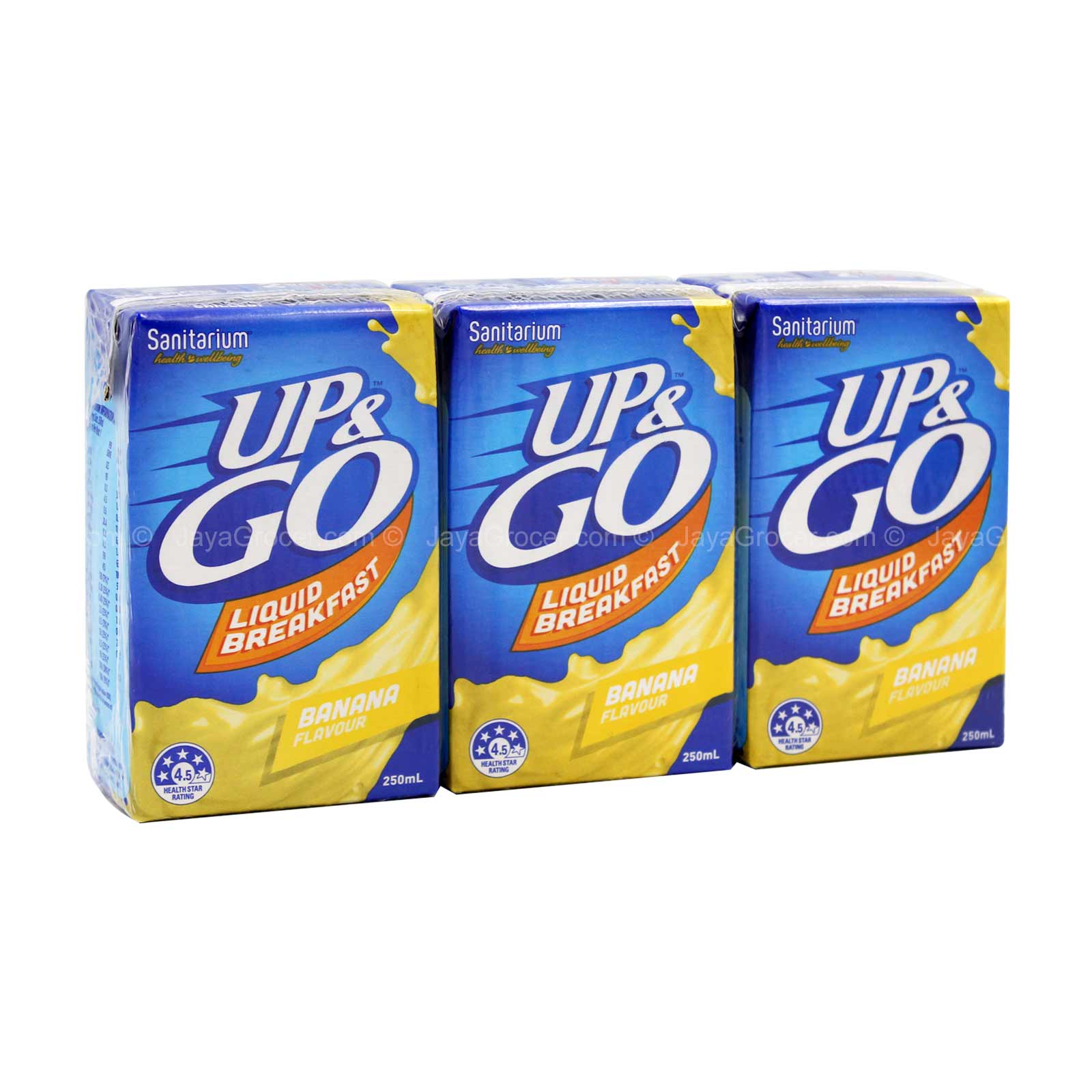 Sanitarium Up and Go Liquid Breakfast Banana Flavour 250ml x 3