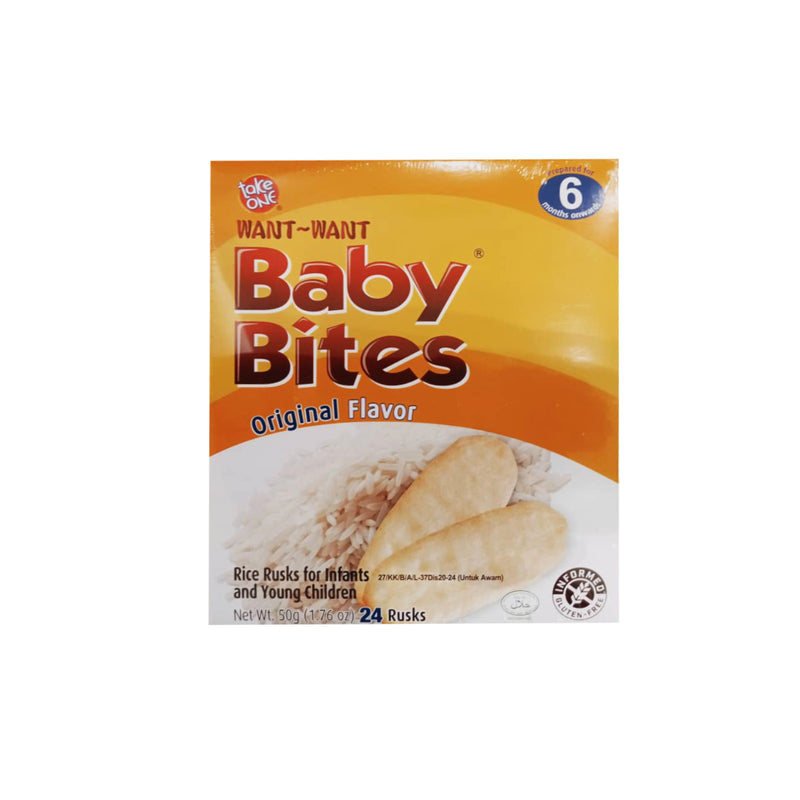 Take One Baby Bites Baby Rusks Original Flavour 50g