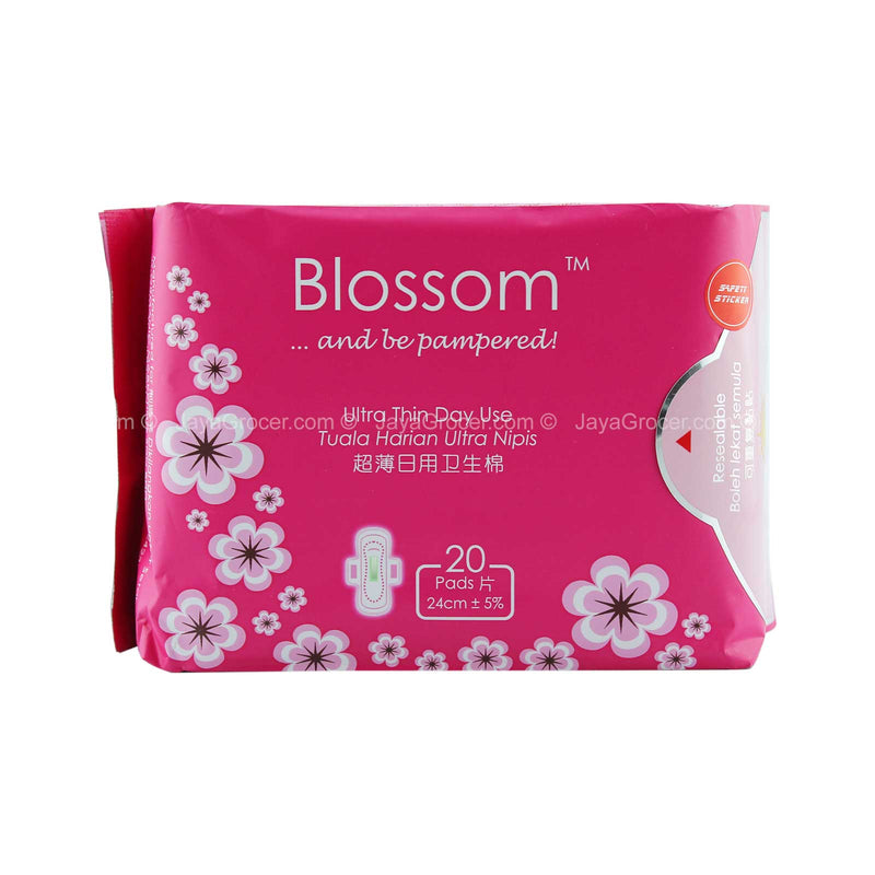 Blossom Ultra Thin Day Use Wing Pad 24cm x 20