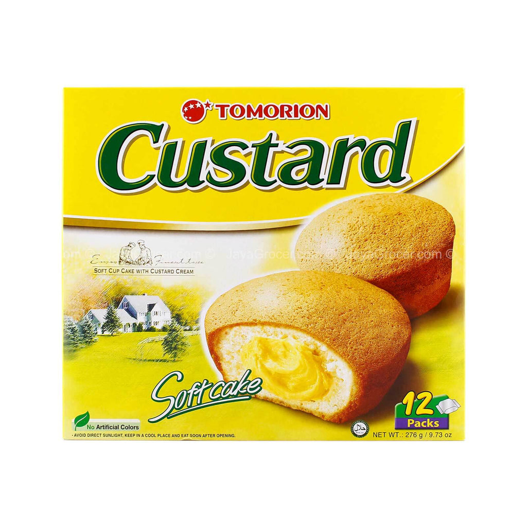 Tomorion Custard Filling Soft Cake 12pack 276g
