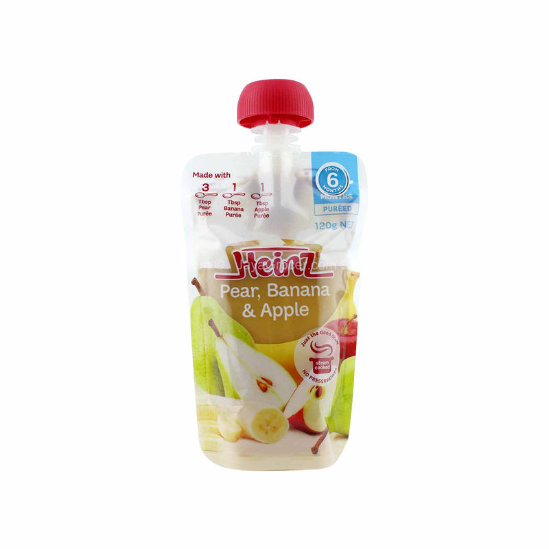 Heinz Pear, Banana, & Apple Baby Puree 120g