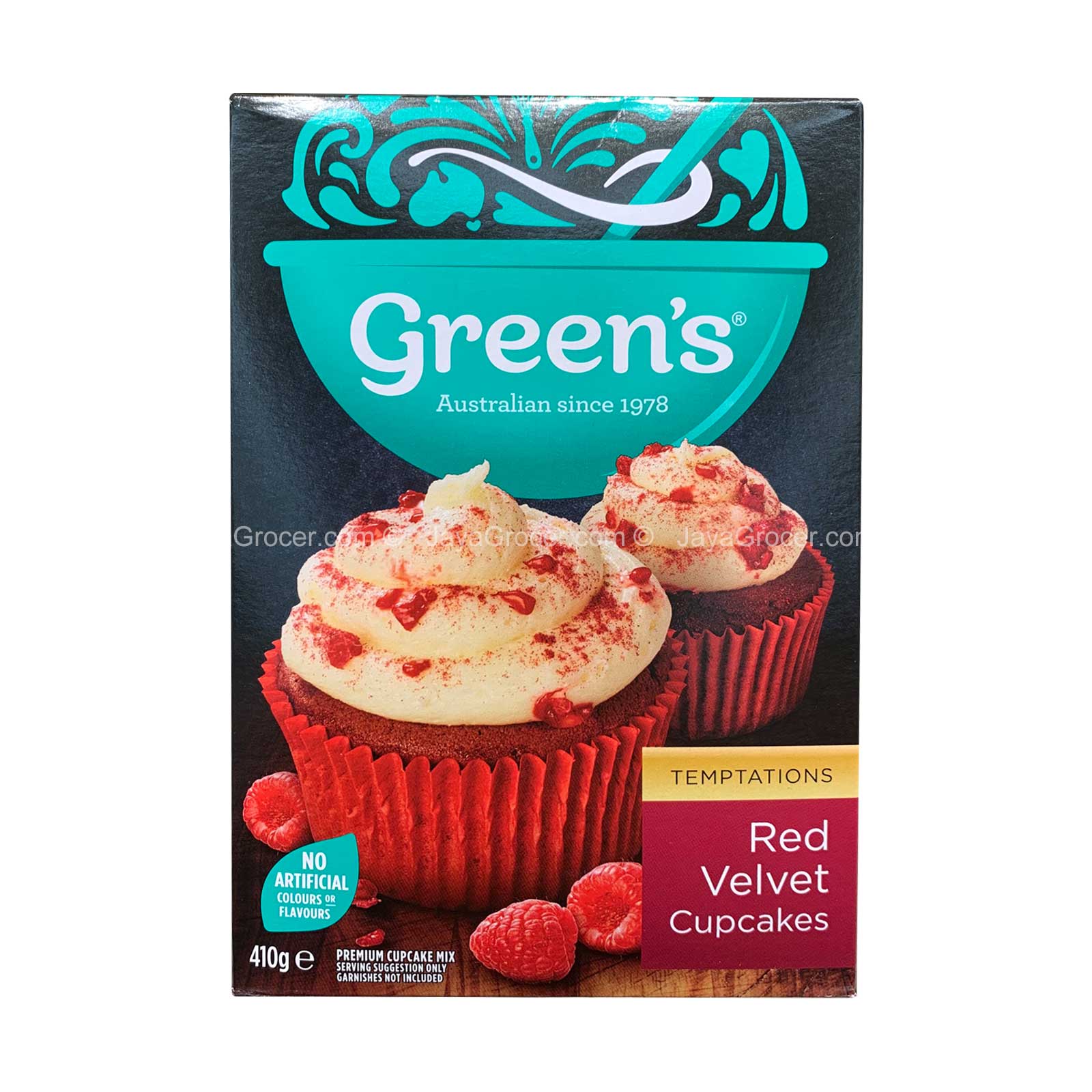 Green’s Red Velvet Cupcakes Mix 410g