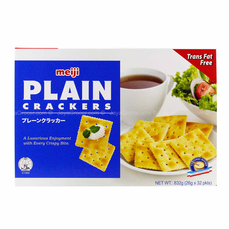 Meiji Plain Crackers Box 832g