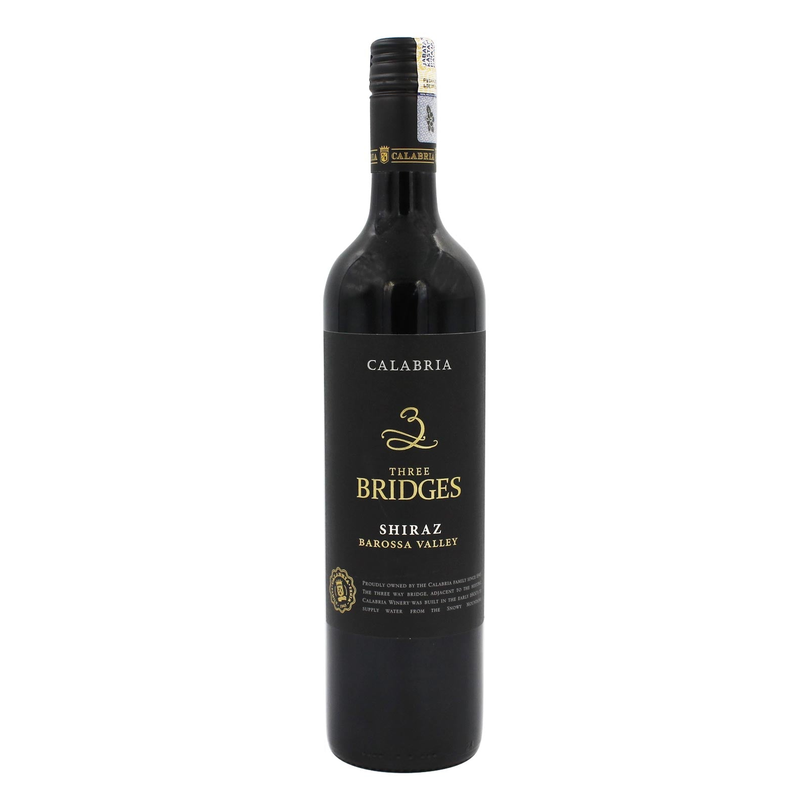 Calabria Three Bridges Shiraz Wine 752ml