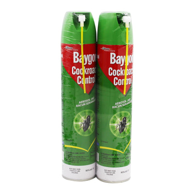 Baygon Cockroach Control Aerosol 570ml x 2