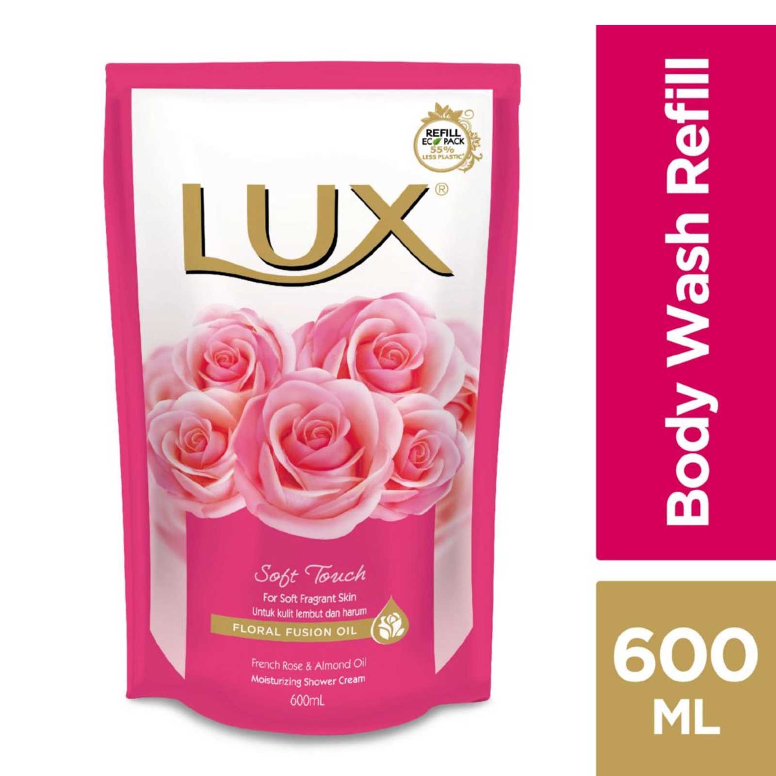 Lux Soft Touch Shower Cream (Refill) 600ml