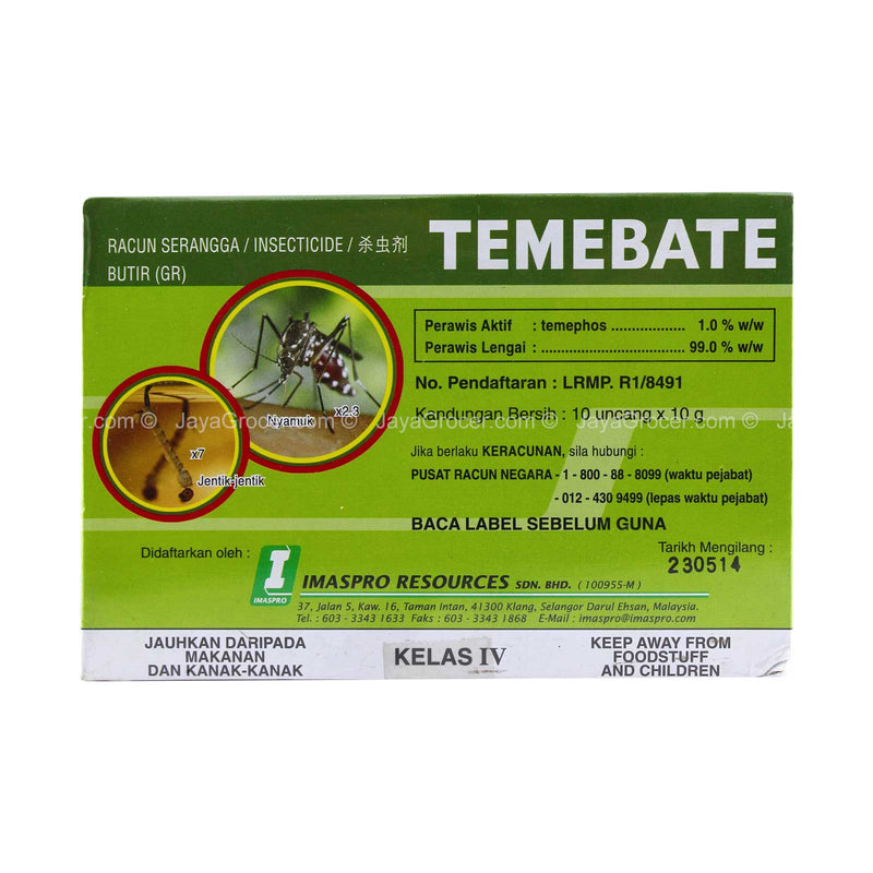 Temebate Insecticide 10g x 10