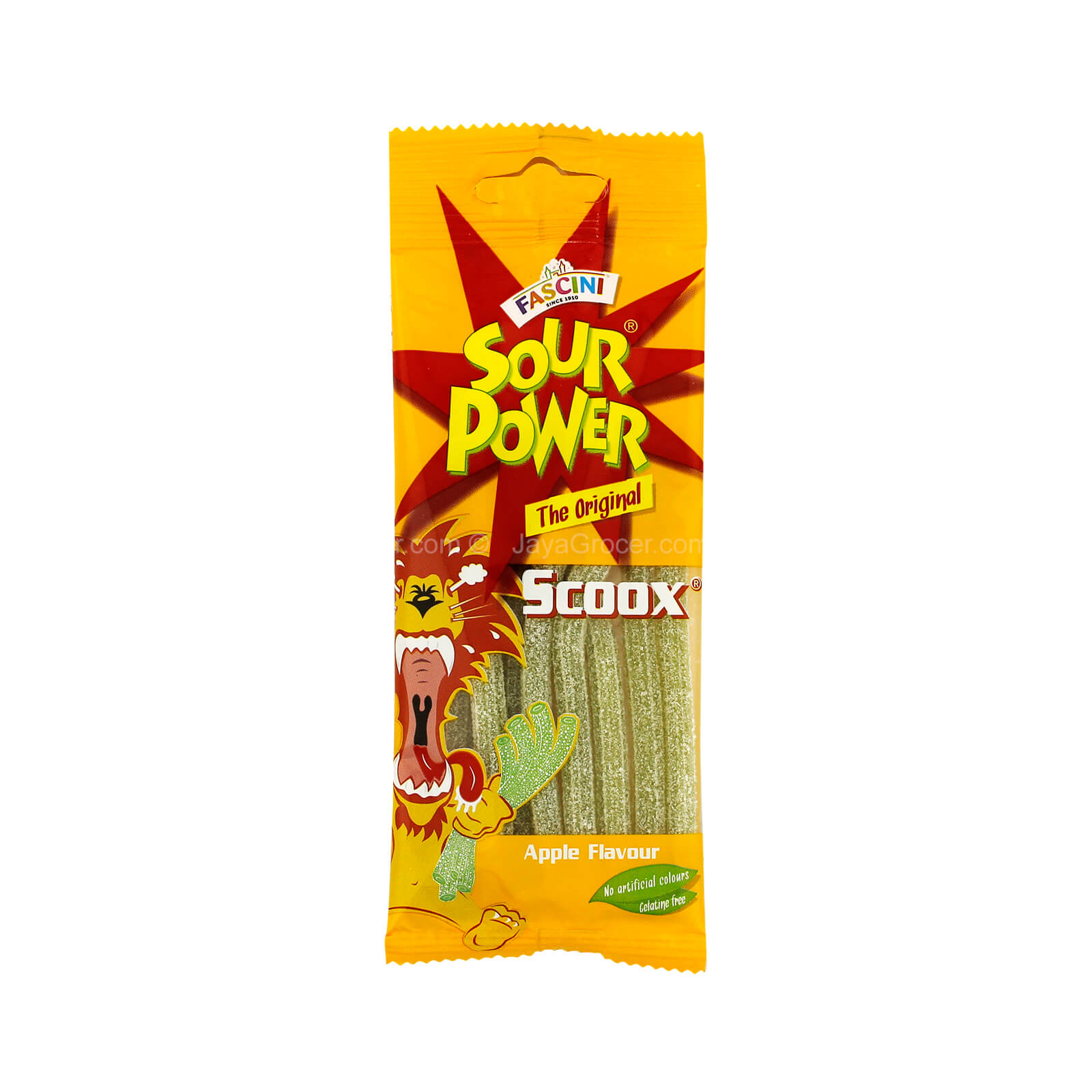 FASCINI SOUR SCOOX APPLE 40G *1