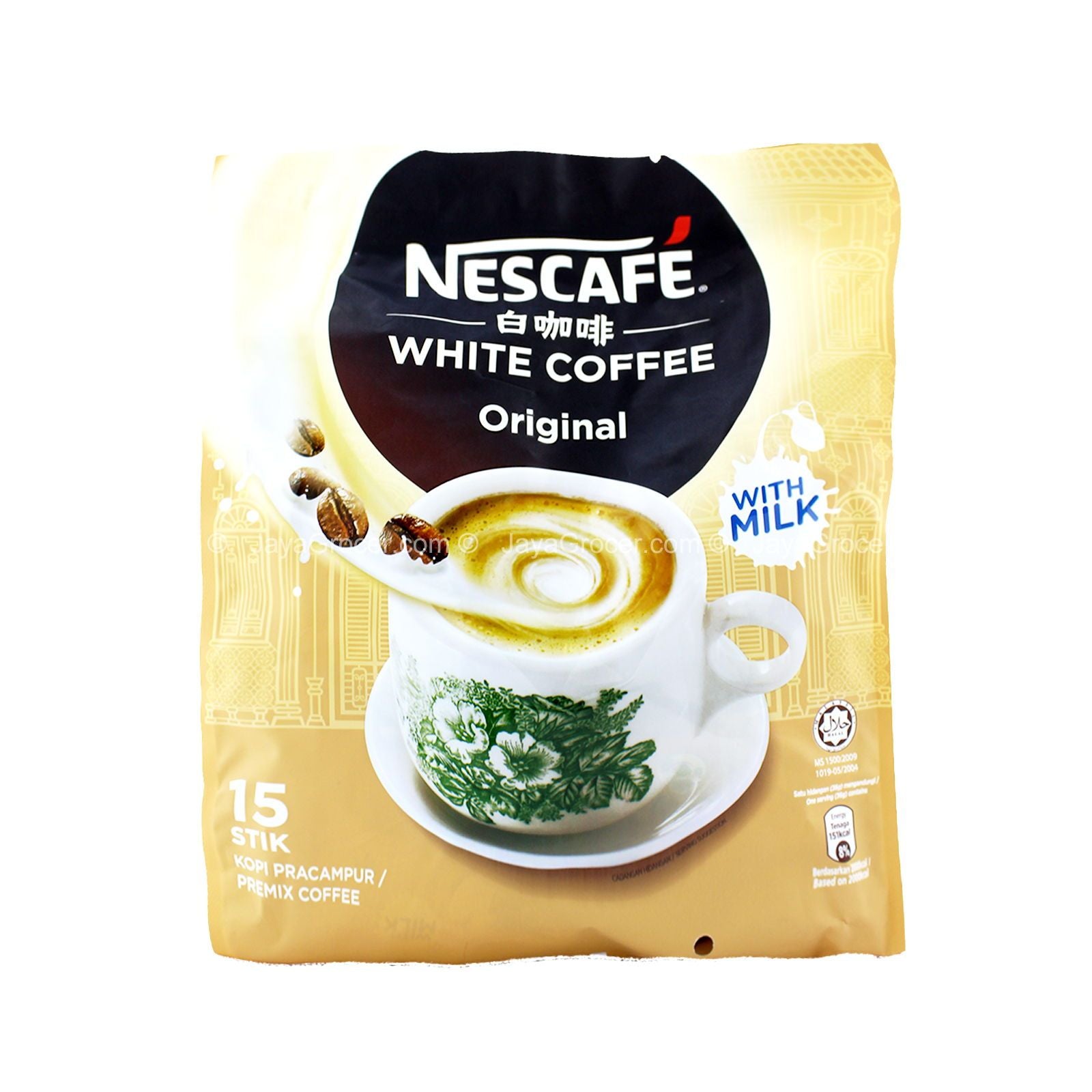Nescafe Original White Coffee with Milk 36g x 15