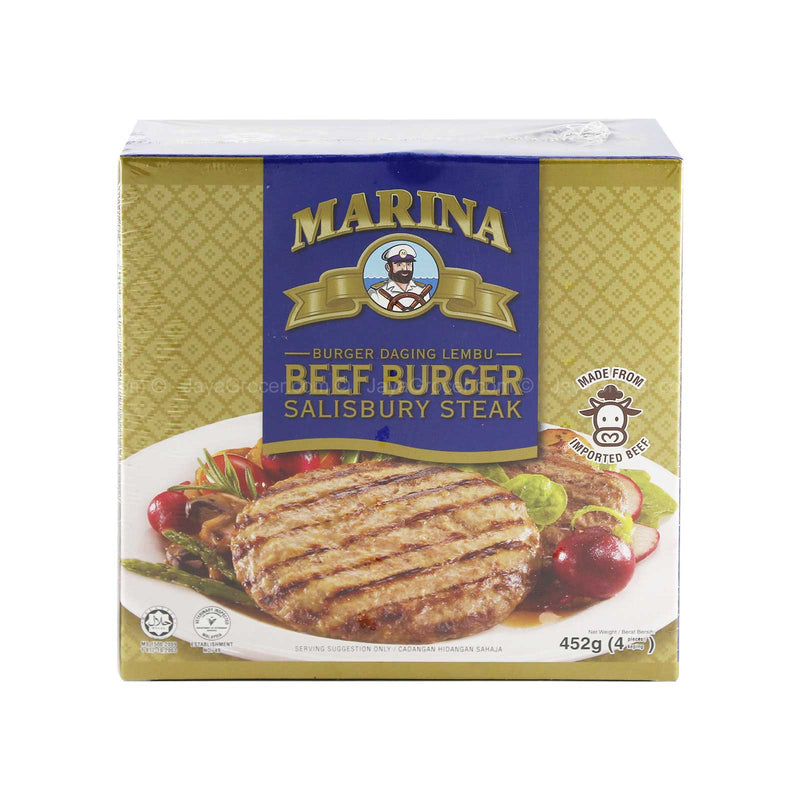 MARINA BEEF STEAK BURGERS 452G *1