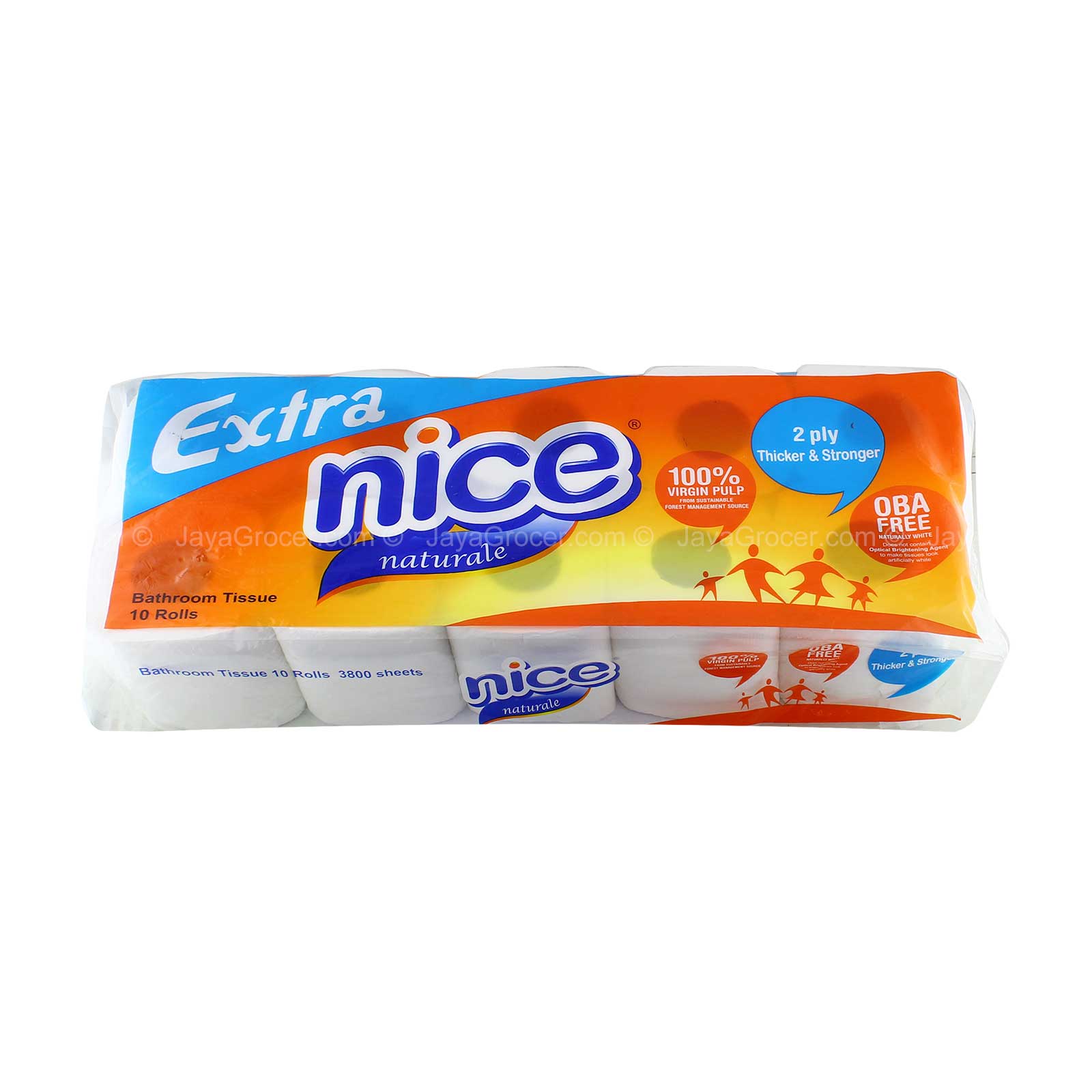 Nice Naturale Bathroom Tissue 380pcs x 10