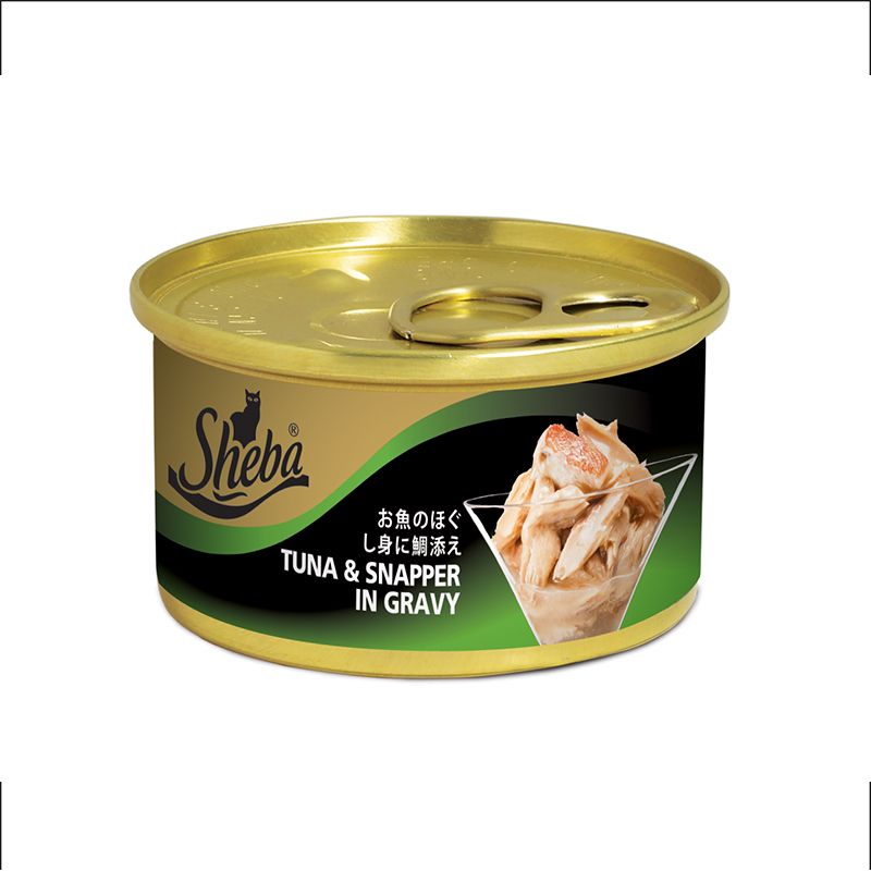 Sheba Tuna & Snapper in Gravy Wet Food 85g