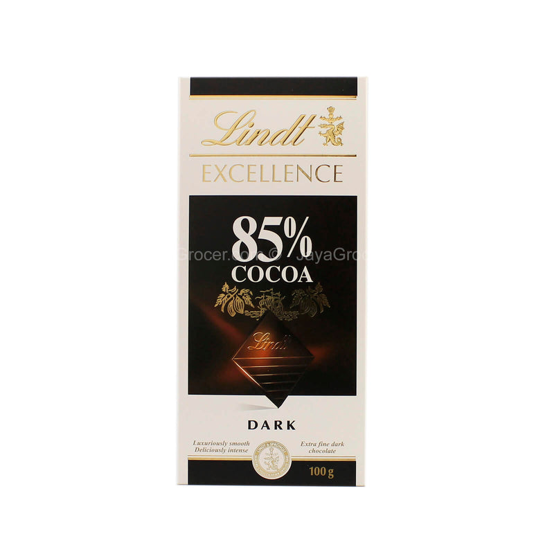 Lindt Excellence Dark 85% Cocoa Chocolate Bar 100g