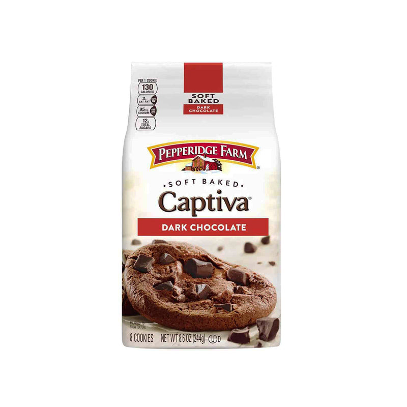 Pepperidge Farm Captiva Dark Chocolate Brownie Soft Cookies 244g