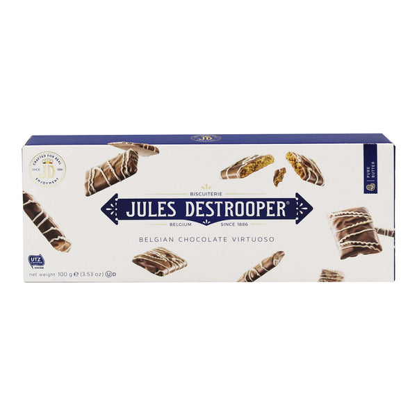 Jules Destrooper Belgian Chocolate Virtuoso Biscuit 100g