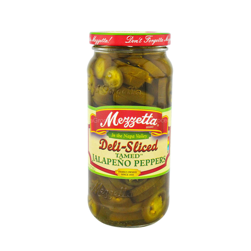 Mezzetta Deli-Sliced Tame Jalapeno Peppers 473ml