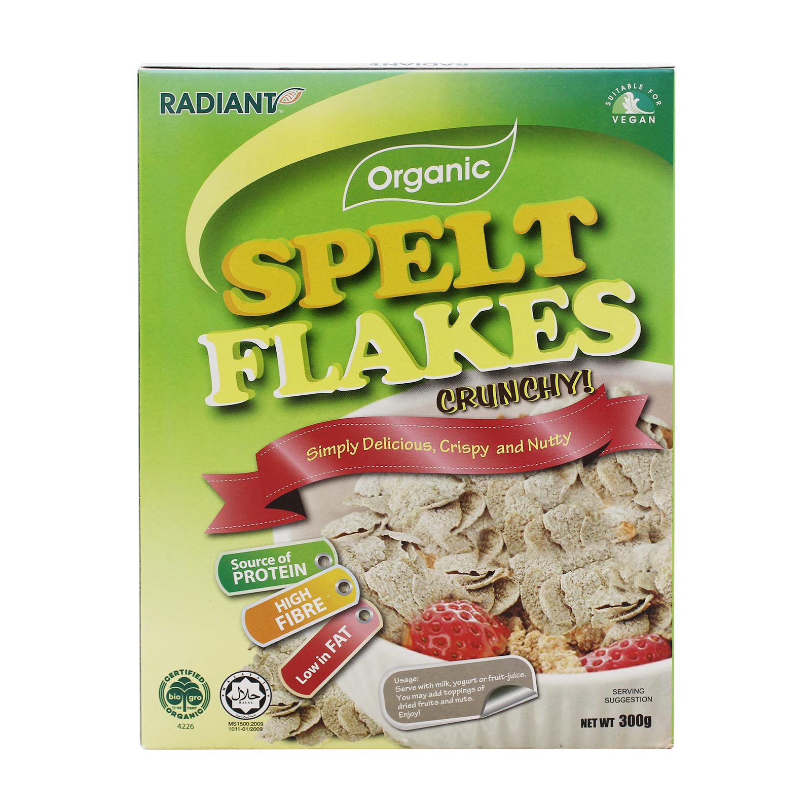 Radiant Organic Spelt Flakes 300g
