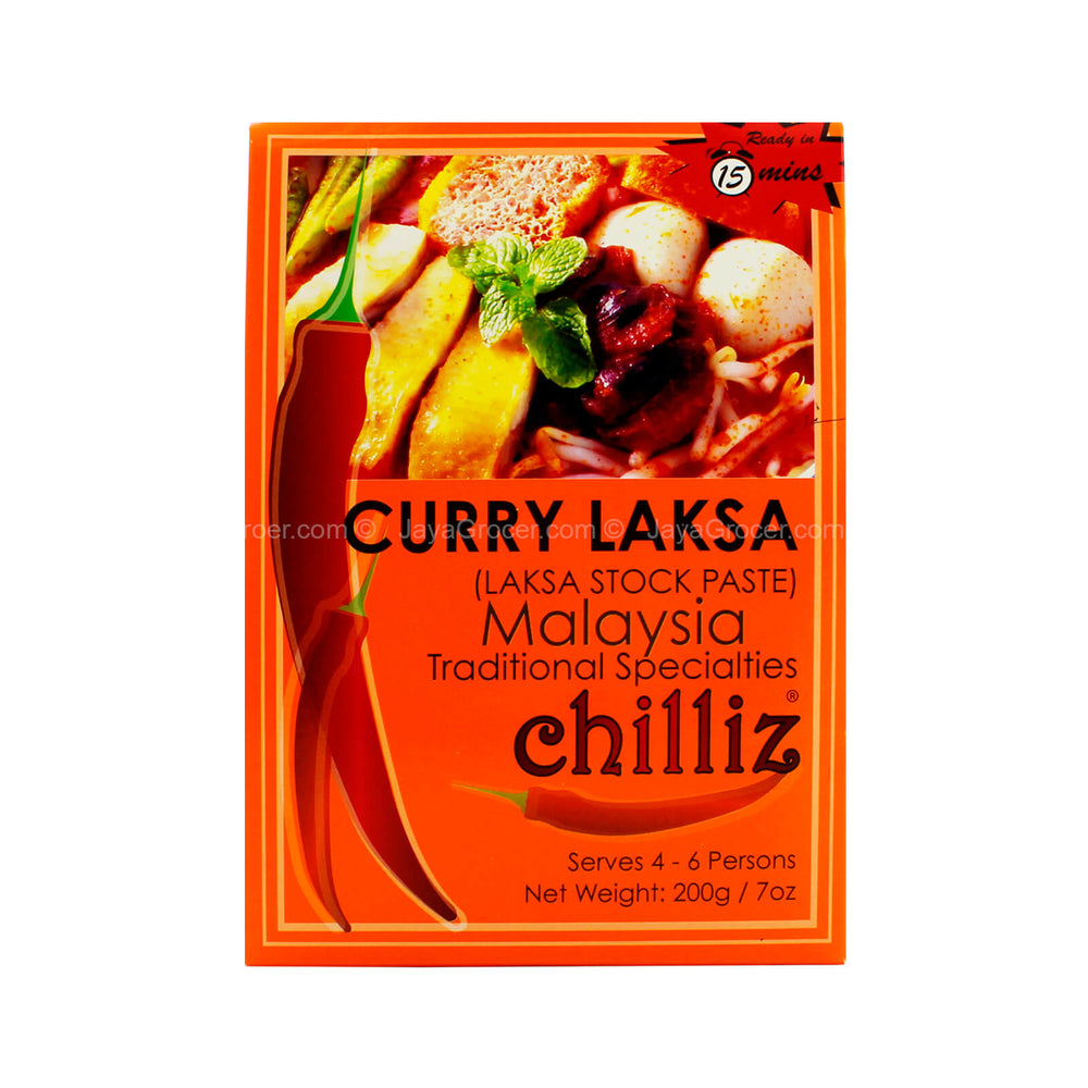 Chilliz Curry Laksa Paste 200g
