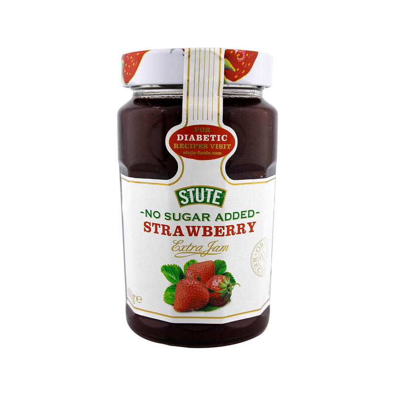 Stute No Sugar Added Strawberry Extra Jam 430g