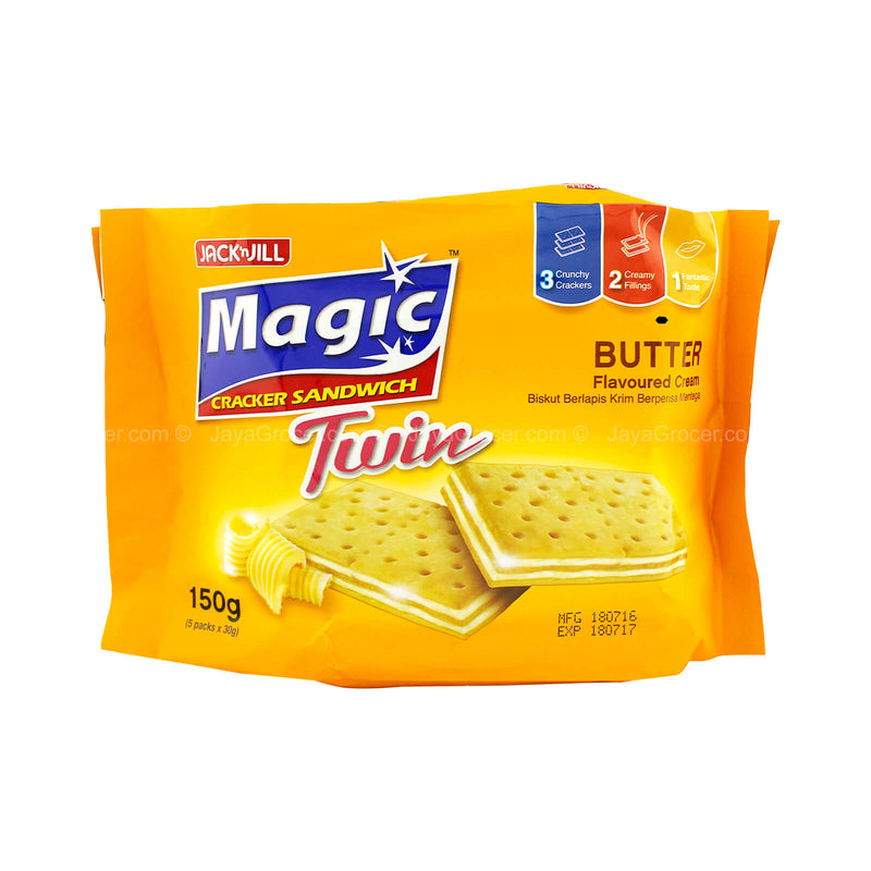 Jack 'n Jill Magic Twin Butter Sandwich Crackers 150g