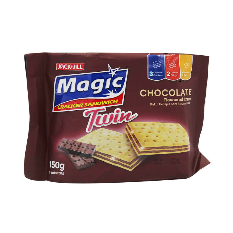 Jack ‘n Jill Magic Twin Chocolate Cracker Sandwich 150g