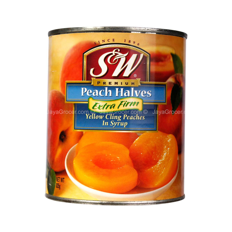 S&W Peach Halves in Syrup 825g