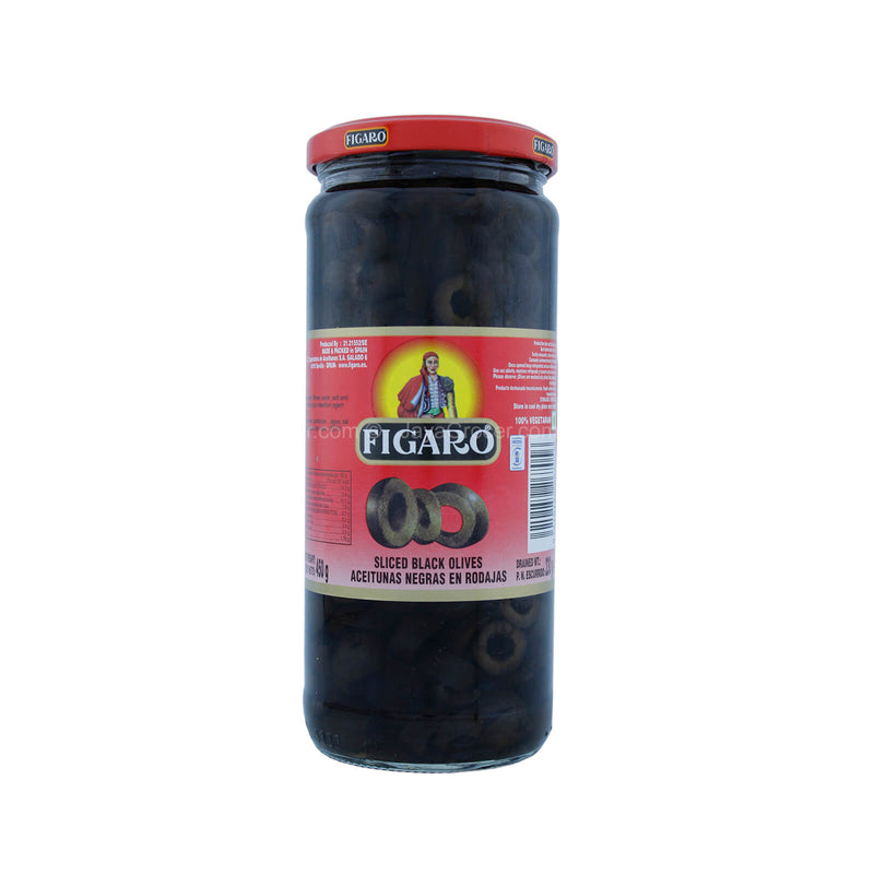 Figaro Sliced Black Olives 450g