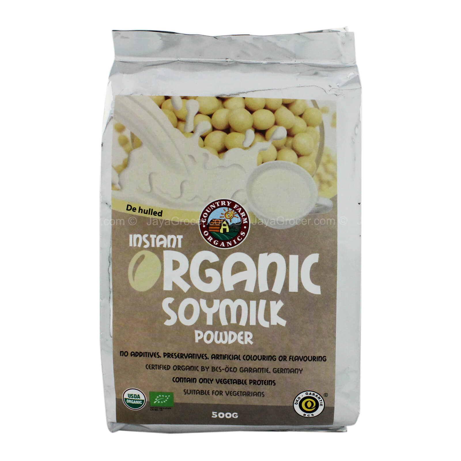 Country Farm Organics Instant Organic Soymilk Powder 500g