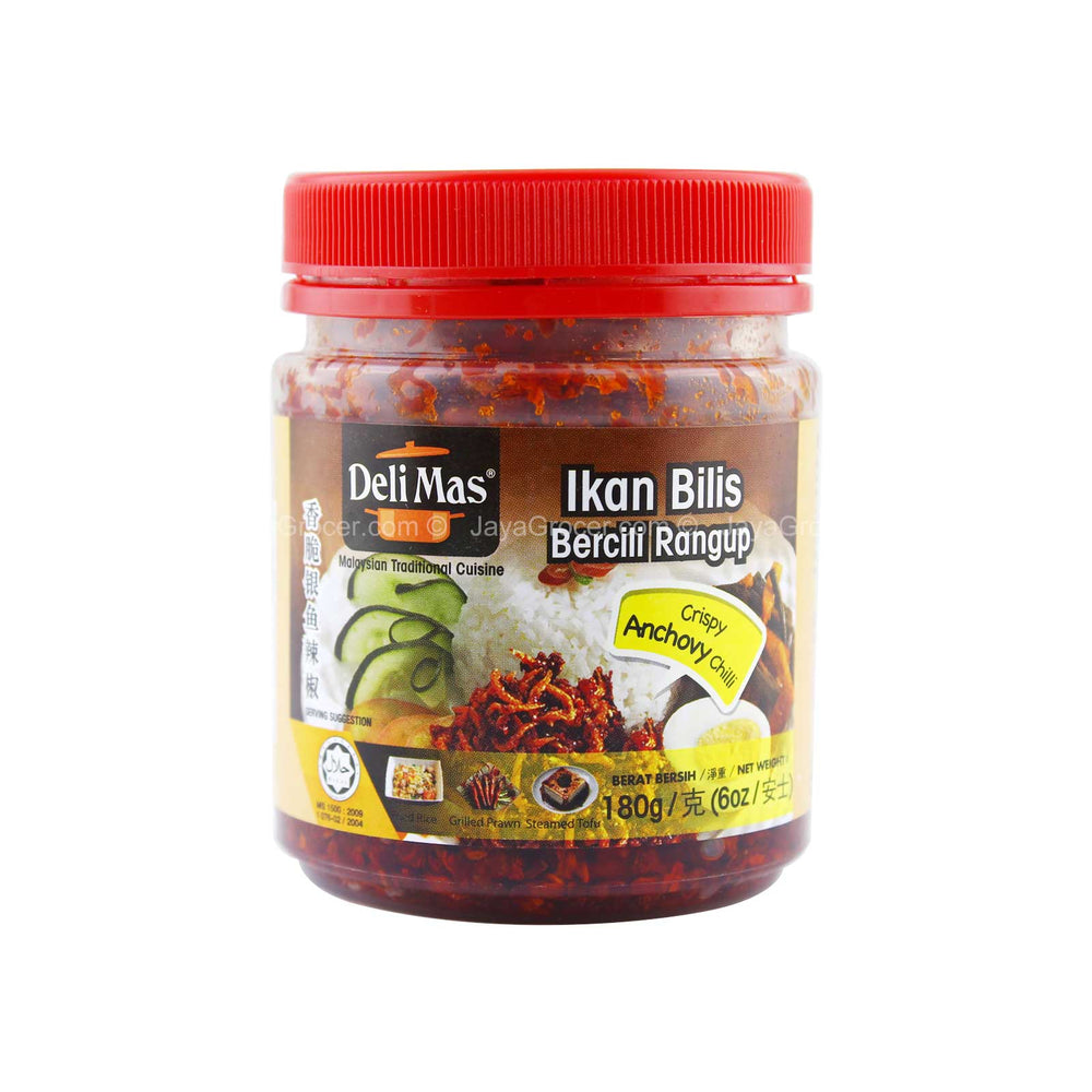 Delimas Sambal Rangup Ikan Bilis Halus 180g