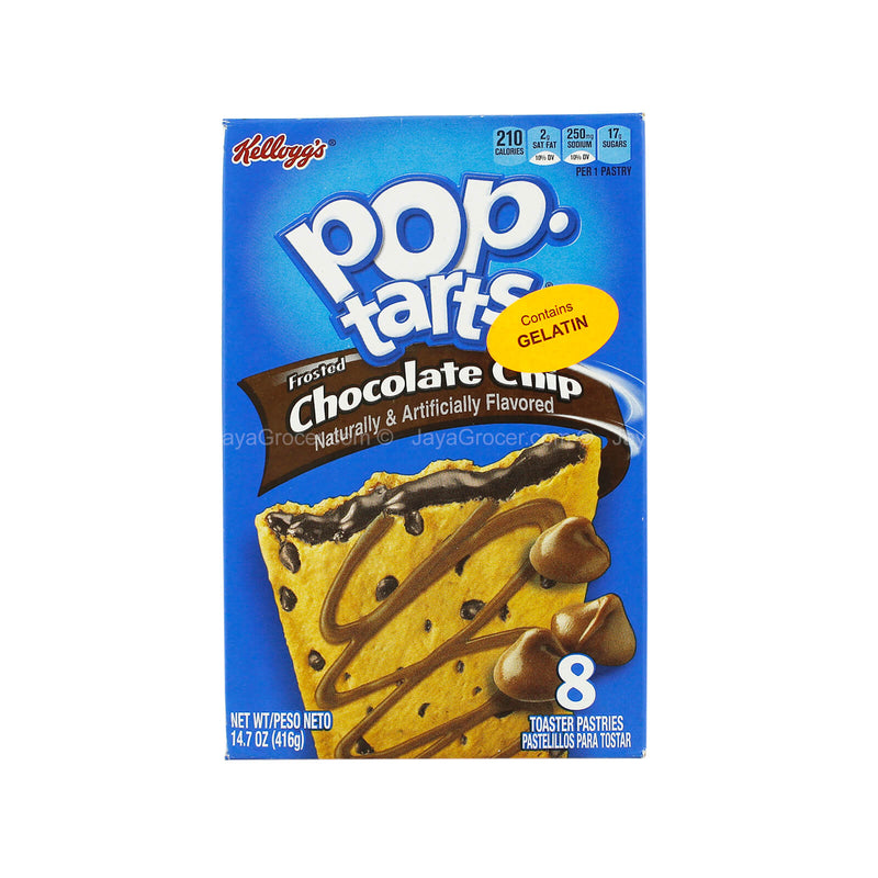 Kellogg's Frosted Chocolate Chip Pop Tarts 416g