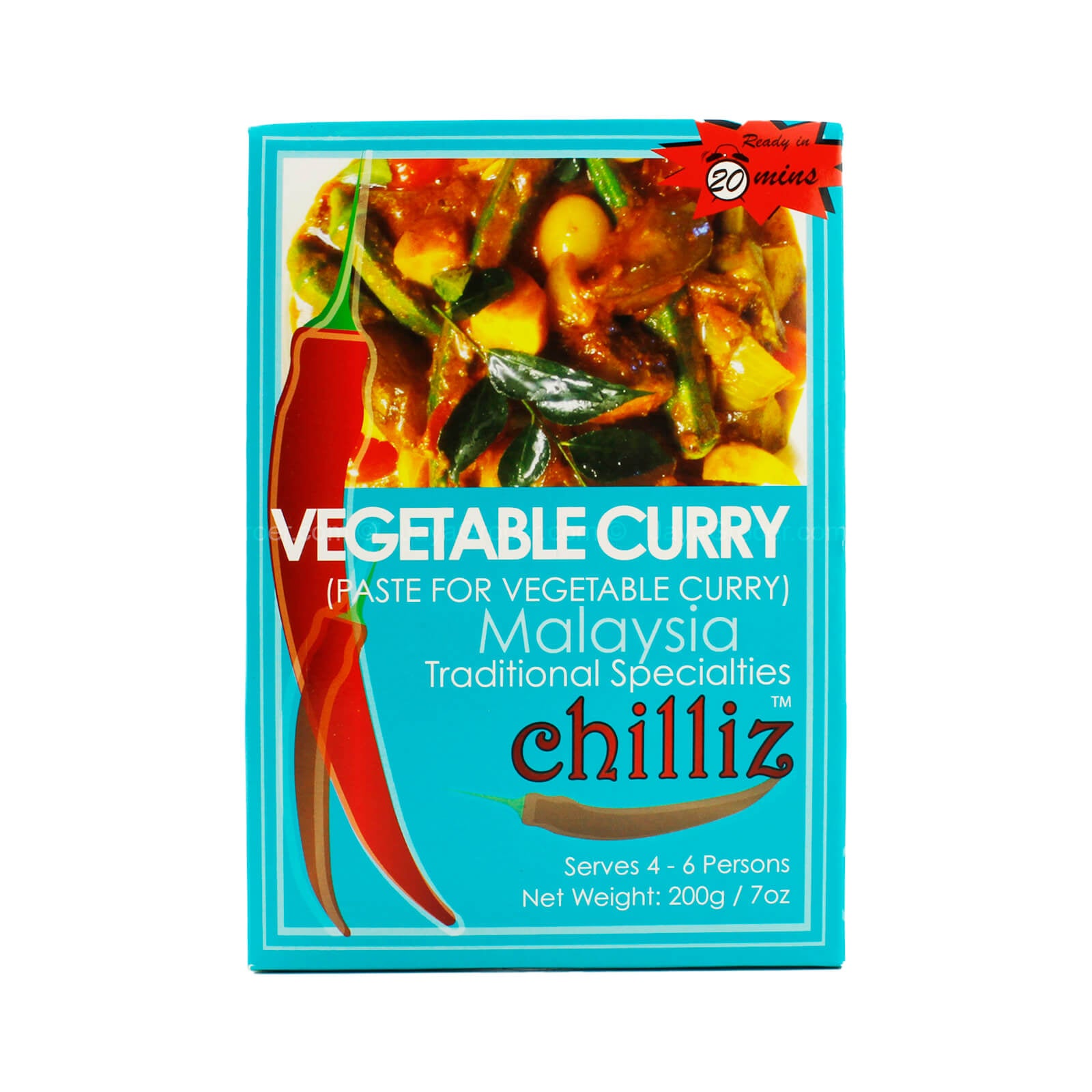 Chilliz Vegetable Curry Paste 200g