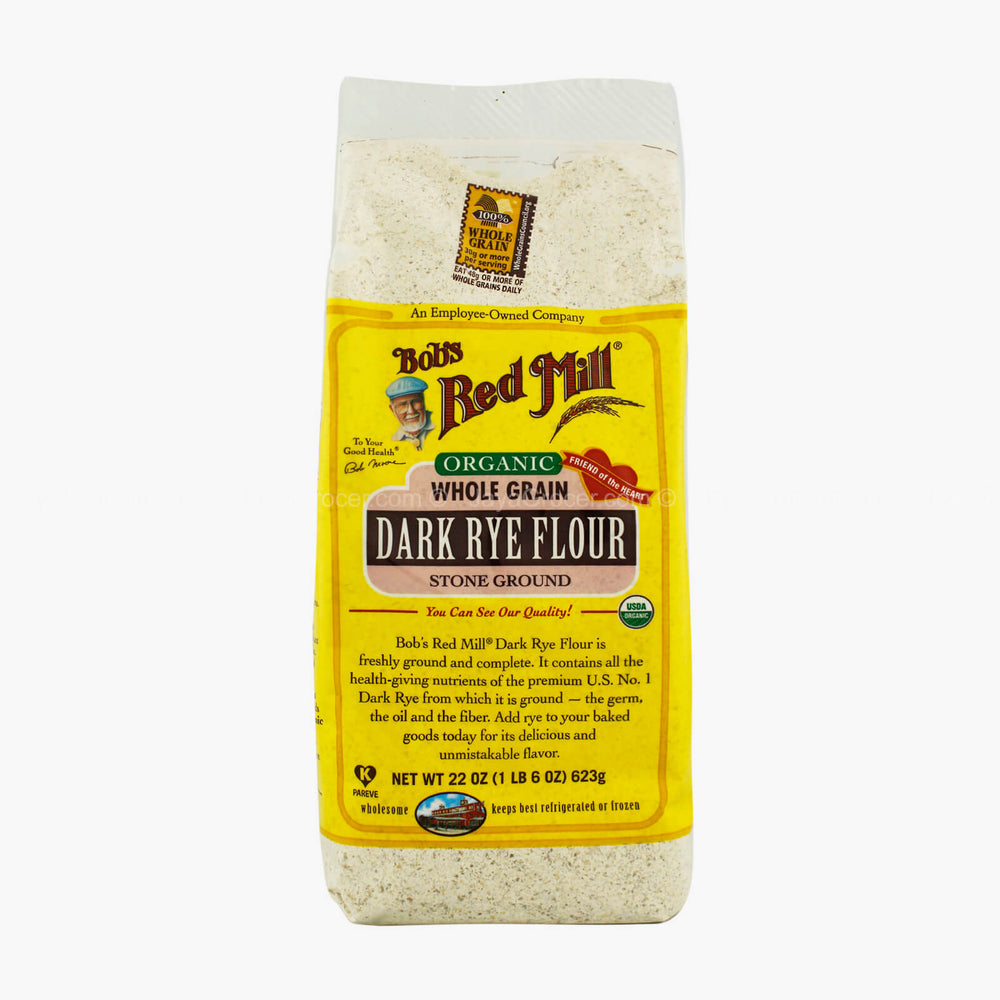 Bob's Red Mill Organic Dark Rye Flour 623g