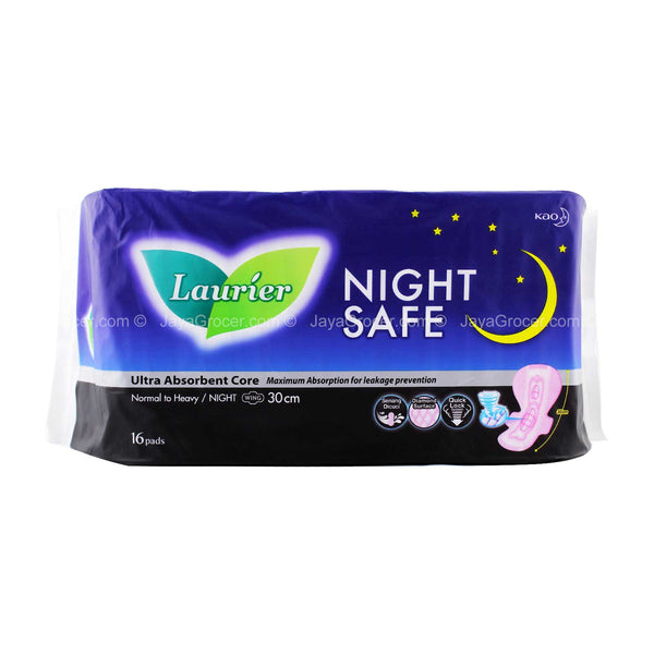 Laurier Night Safe Wing Pad 30cm x 16pads