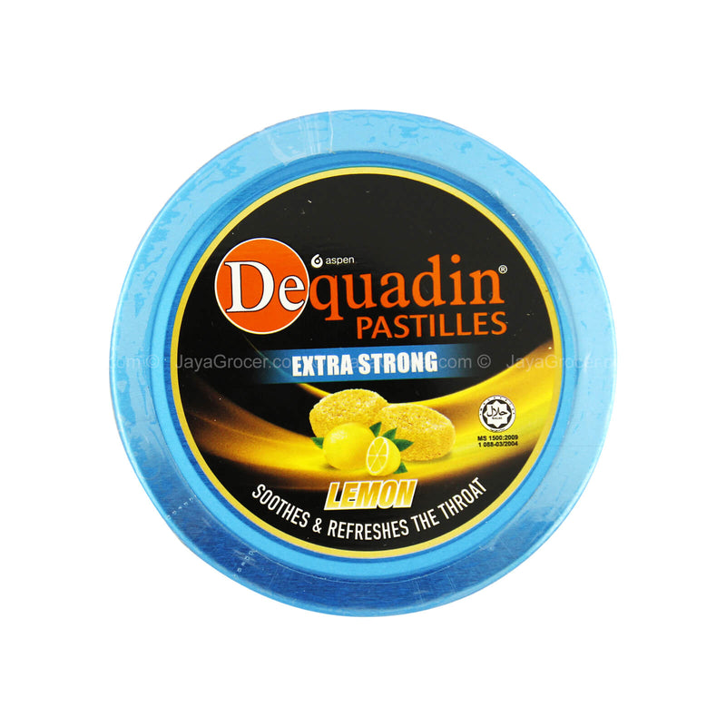 Dequadin Pastilles Extra Strong Lemon Flavor 46g