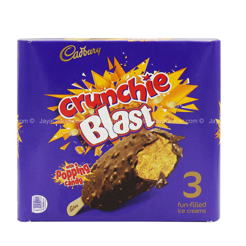 Cadbury Crunchie Blast Ice Cream Sticks 100ml