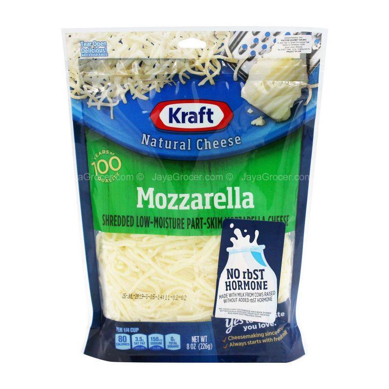 Kraft Shredded Mozarella Natural Cheese 226g