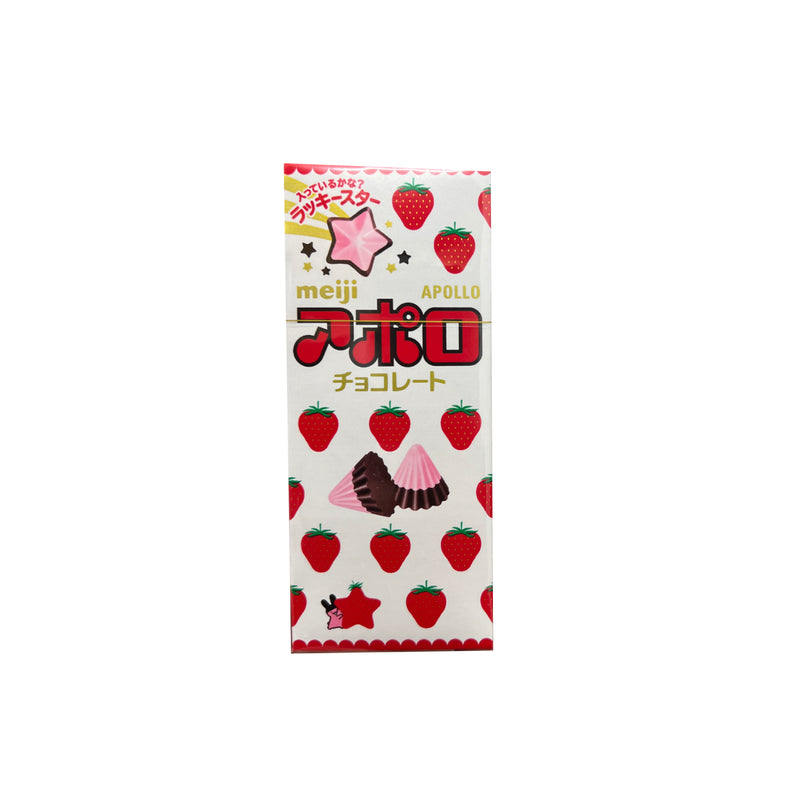 Meiji Apollo Strawberry Chocolate Candy 46g
