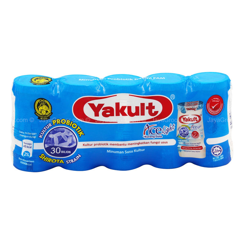 Ace Yakult Light Cultured Milk Drink 80ml x 5